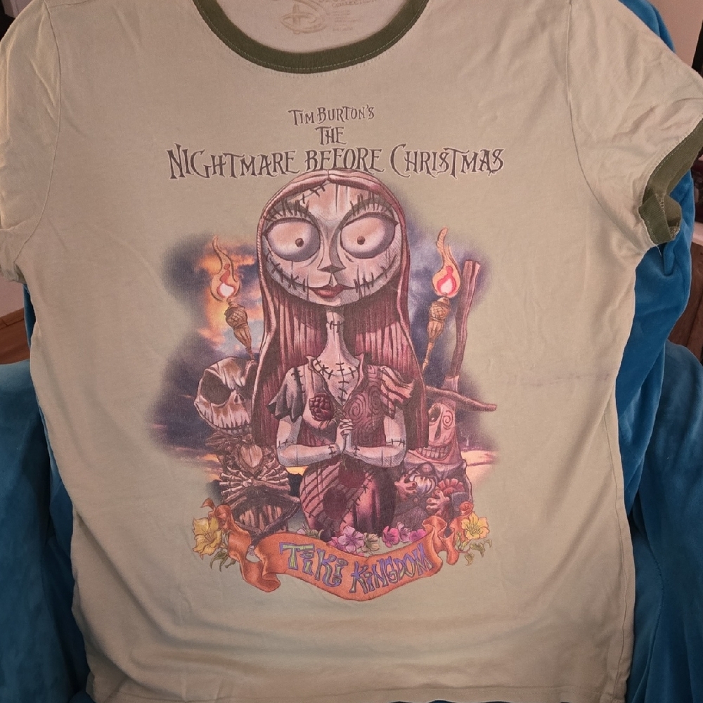 The Nightmare Before Christmas Womens T-Shirt - Green